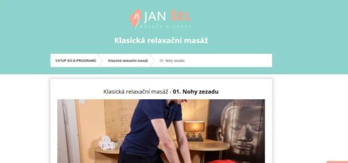 Relaxační masáž - online kurz photo review