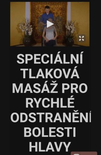 Speciální tlaková masáž pro rychlé odstranění bolesti hlavy photo review